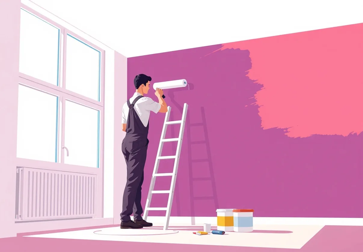Peintre Tergnier 02700 en intervention sur un chantier